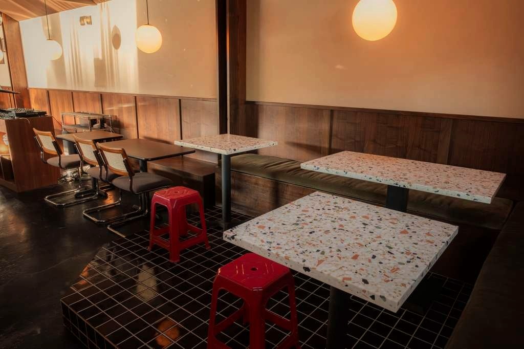 The dining room